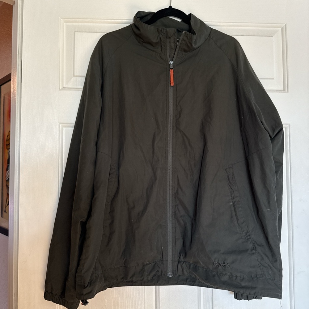 Cabela's Dark Olive Windbreaker Jacket